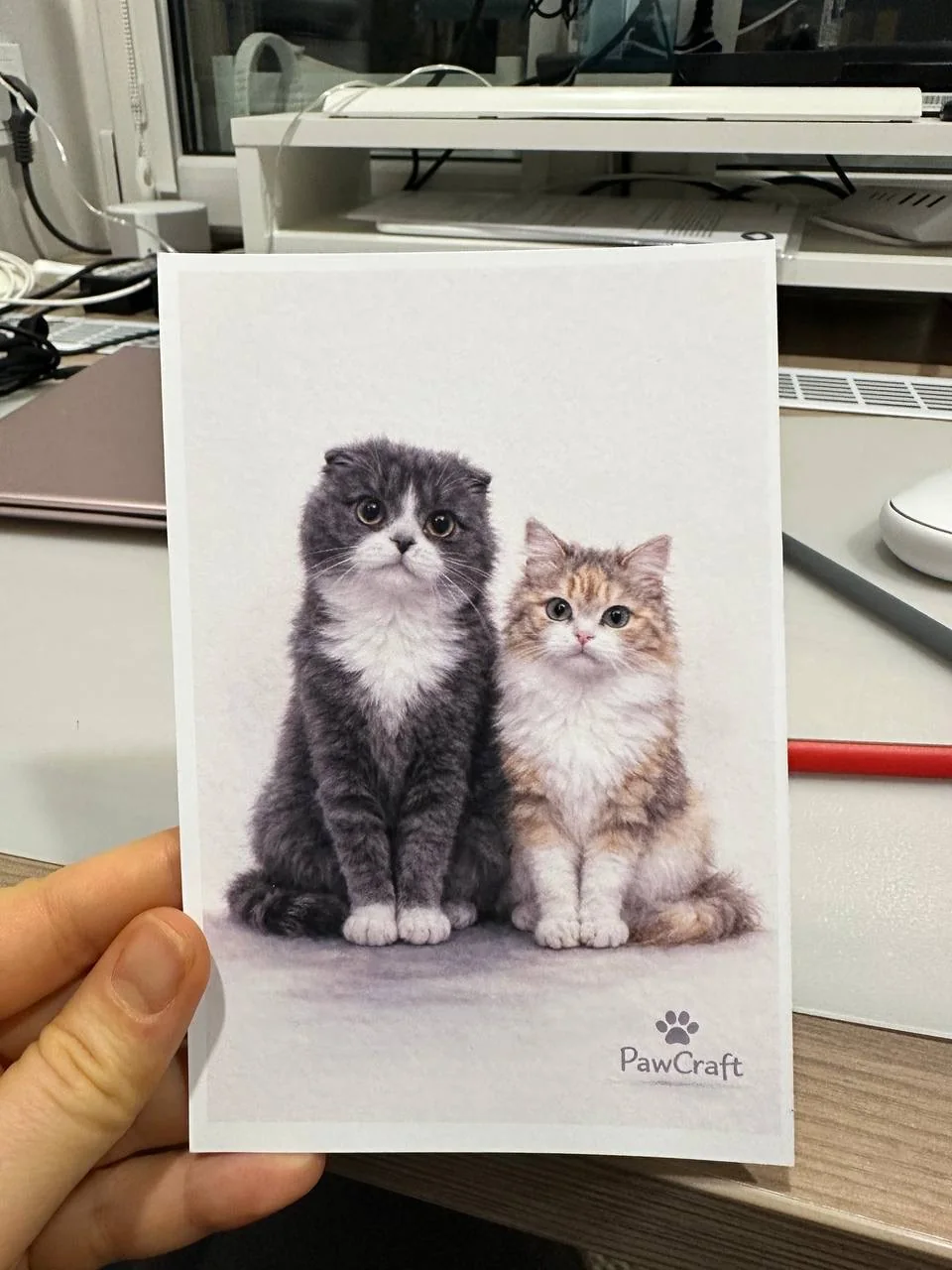 Открытки PawCraft по фото питомцев