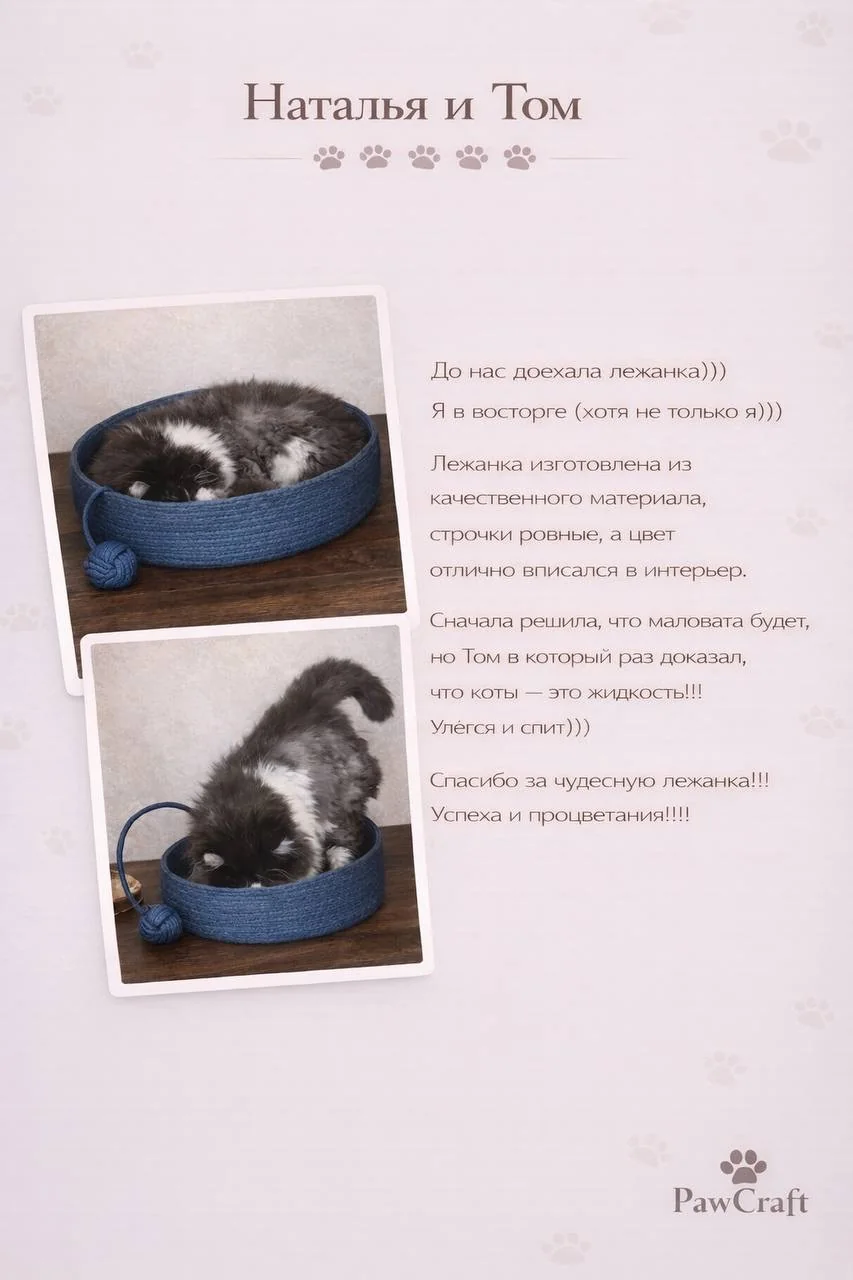 Отзыв покупателя PawCraft